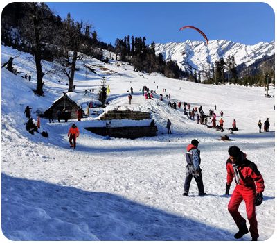 Snow at Solang Valley, Manali